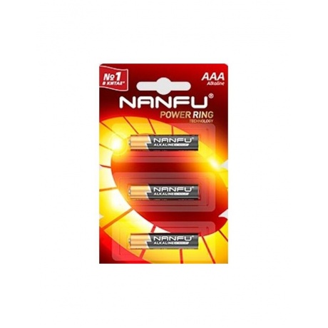 Батарейка Nanfu AAA 3 (3шт.) (LR03 3B(3*1)) - фото 1
