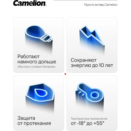 Батарейка Camelion  LR03 Plus Alkaline PB-24 (LR03-PB24, 1.5В) (24 шт. в уп-ке) - фото 8