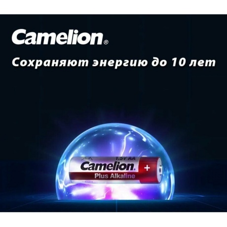 Батарейка Camelion  LR6  Plus Alkaline 4+2 (4+2LR6-BP, 1.5В) - фото 4