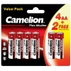 Батарейка Camelion  LR6  Plus Alkaline 4+2 (4+2LR6-BP, 1.5В)