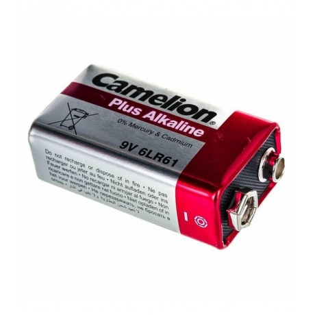 Батарейка Camelion 6LF22 Plus Alkaline BL-1 (6LR61-BP1, 9В) (1 шт. в уп-ке) - фото 2