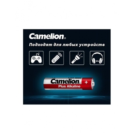 Батарейка Camelion Plus Alkaline BL12 LR03  (LR03-HP12, 1.5В) (12шт. в уп-ке) - фото 3