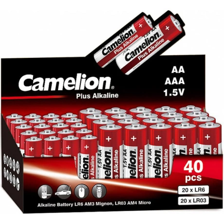 Батарейка Camelion Plus Alkaline COMBO40 (20LR6 + 20LR03-CB, 1.5...