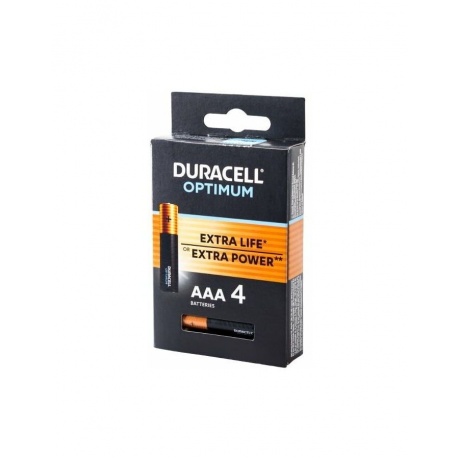 Батарейка Duracell LR03/4BL OPTIMUM (4 шт. в уп-ке) - фото 3