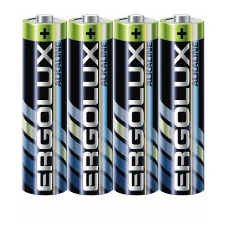 Батарейка Ergolux Alkaline SR4 LR03 (LR03 SR4, 1.5В)(4 шт. в уп-ке) - фото 1