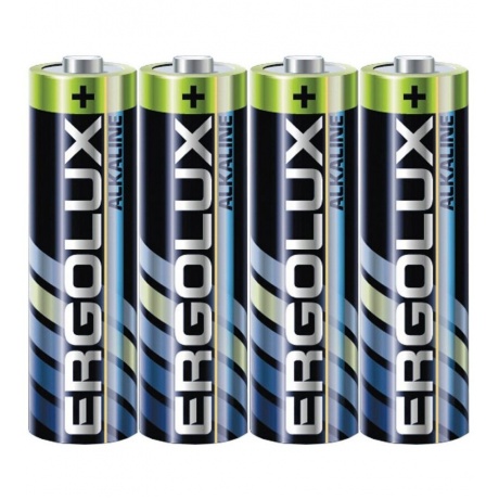 Батарейка Ergolux Alkaline SR4 LR6  (LR6 SR4, 1.5В) (4 шт. в уп-ке) - фото 1