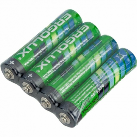 Батарейка Ergolux R 03 SR4 (R03SR4, 1.5В) (4 шт. в уп-ке) - фото 2