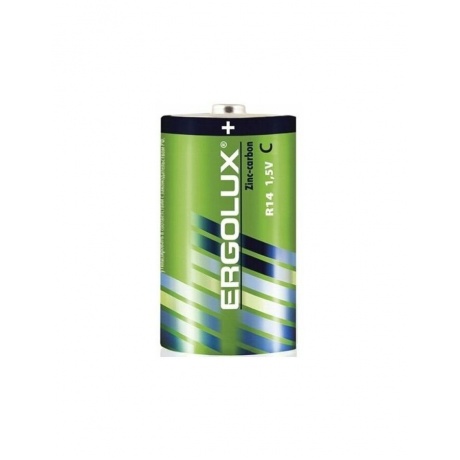 Батарейка Ergolux R14  SR2 (R14SR2, 1.5В)(2 шт. в уп-ке) - фото 2