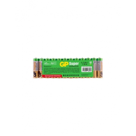 Батарейка GP 15A-2CRVS60 720 (60 шт. в уп-ке) - фото 5