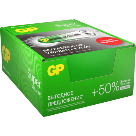 Батарейка GP 15ARS-2SB4  (96 шт. в уп-ке) - фото 4