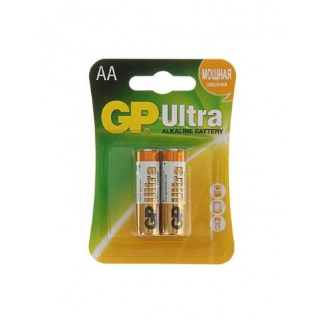 Батарейка GP 15AU-CR2 (Ultra) AA (2 шт. в уп-ке) - фото 1