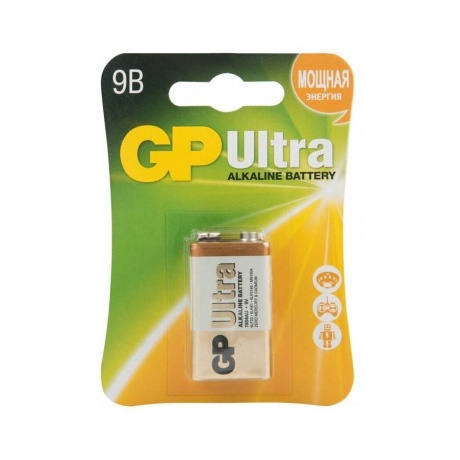 Батарейка GP 1604AU-5CR1 10/200  Ultra  (1 шт. в уп-ке) крона - фото 1