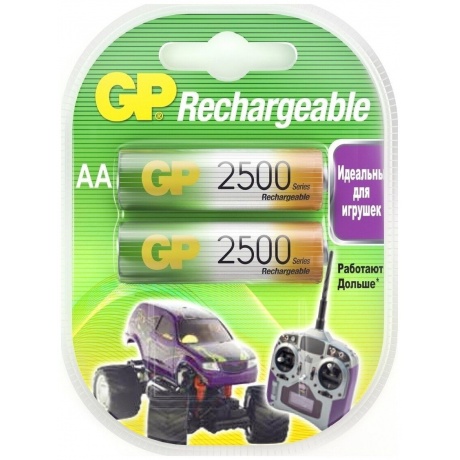 Батарейка GP 250AAHC-2DECRC2 20/200 (2 шт. в уп-ке)  аккумулятор - фото 1