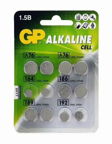 Батарейка GP ACM01-CR12 12/1440 (Набор дисковых батареек, 12 шт....