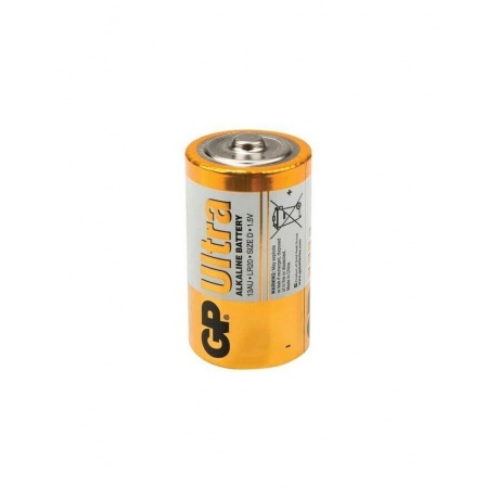 Батарейка GP Ultra Alkaline (Батарейка GP 13AU-CR2 )13AU LR20,  2 шт D (2 шт. в уп-ке) - фото 2