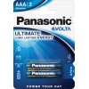 Батарейки Panasonic LR03EGE/2BP AAA щелочные Evolta в блистере 2...