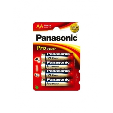 Батарейки Panasonic LR6XEG/4BP RU AA щелочные Pro Power в блистере 4шт - фото 3