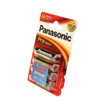 Батарейки Panasonic LR6XEG/4BP RU AA щелочные Pro Power в блистере 4шт - фото 4