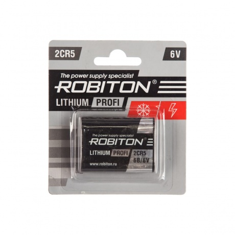 Батарейки 2CR5 - Robiton Profi R-2CR5-BL1 13261 - фото 3