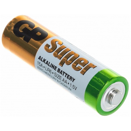 Батарейки AA - GP Alkaline Super LR6 15A-2CR4 (4 штуки) - фото 9