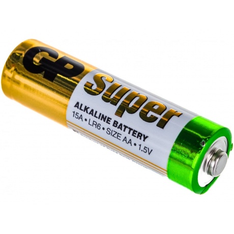 Батарейки AA - GP Super Alkaline 15A-2CRVS20 (20 штук) - фото 2