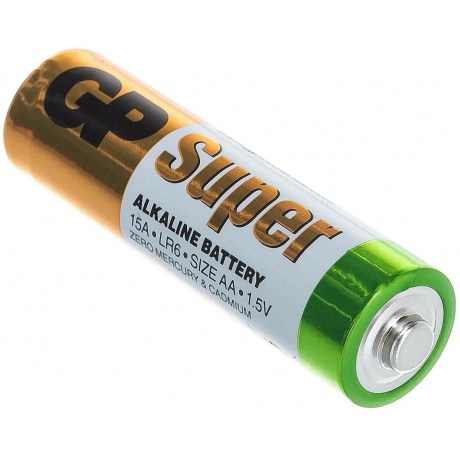 Батарейки AA - GP Super Alkaline 15A5/5-2CR10 (10 штук) - фото 7