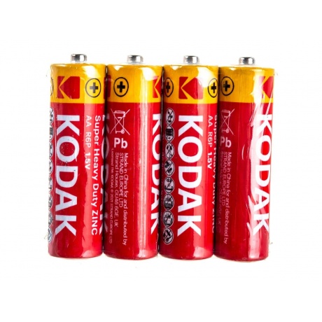 Батарейки AA - Kodak R6/4SH Super Heavy Duty (4 штуки) - фото 1