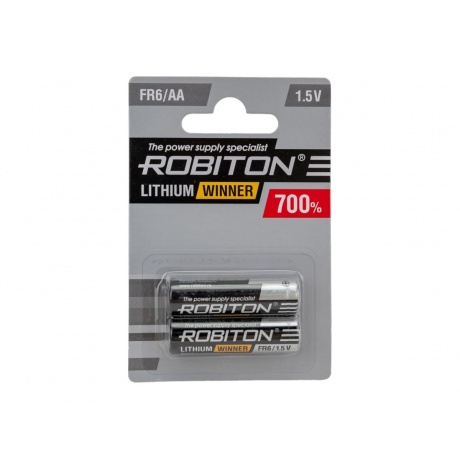 Батарейки AA - Robiton Winner R-FR6-BL2 FR6 BL2 (2 штуки) 13265 - фото 1