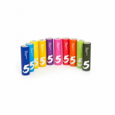 Батарейки AA - Xiaomi Rainbow ZI5 Colors (10 штук) Батарейки AA501 - фото 2