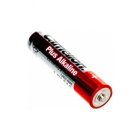Батарейки AAA - Camelion Alkaline Plus LR03 LR03-BP4 (4 штуки) - фото 4