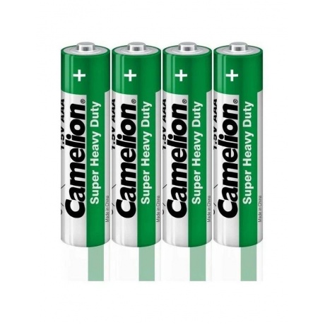 Батарейки AAA - Camelion Green R03 R03P-SP4G (4 штуки) - фото 1