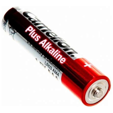 Батарейки AAA - Camelion LR03 Plus Alkaline (10 штук) LR03-BP1x10P - фото 6