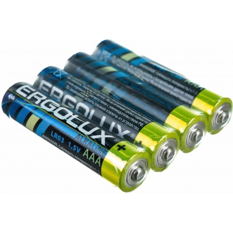 Батарейки AAA - Ergolux Alkaline LR03 BP-24 (24 штуки) - фото 4