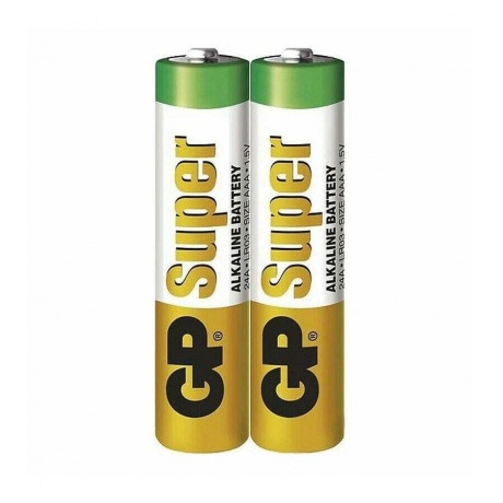 Батарейки AAA - GP Super Alkaline 24A (2 штуки) 24A-2CR2 - фото 6