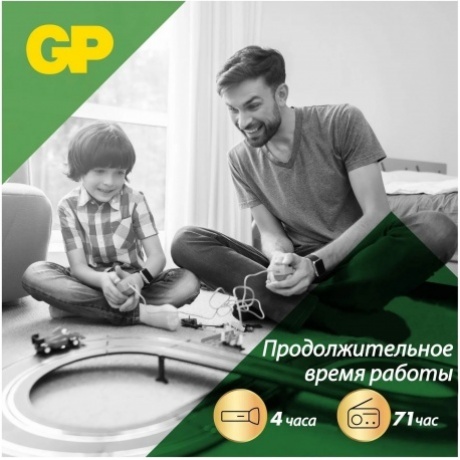 Батарейки AAA - GP Ultra Plus Alkaline 24А 24AUPA21-2CRB12 96/768 (12 штук) - фото 10