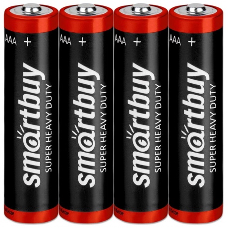 Батарейки AAA - Smartbuy R03/4S SBBZ-3A04S (4 штуки) - фото 4