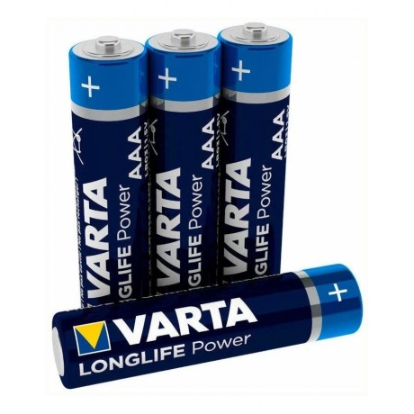 Батарейки AAA - Varta LongLife Power 4903 LR03 (4 штуки) VR LR03/4BL LLP - фото 3