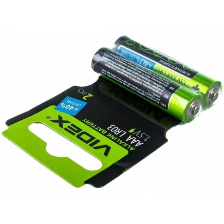 Батарейки AAA - Videx LR3 VID-LR3-2SmB (2 штуки) - фото 4