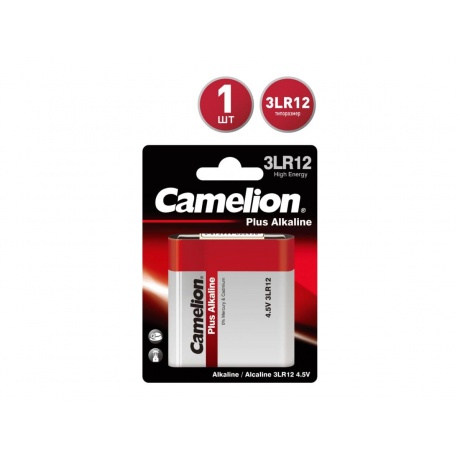 Батарейки Camelion Plus Alkaline 3LR12 3LR12-BP1 (1 штука) - фото 1