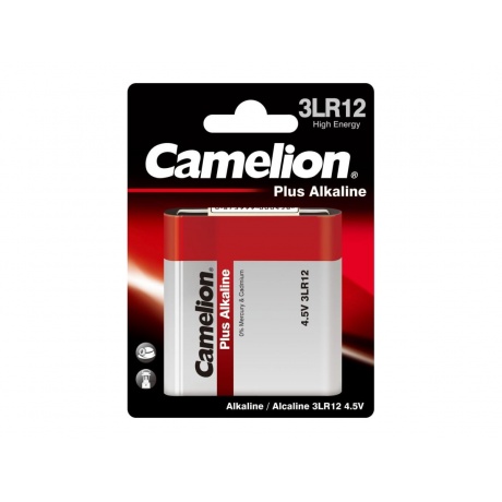 Батарейки Camelion Plus Alkaline 3LR12 3LR12-BP1 (1 штука) - фото 2