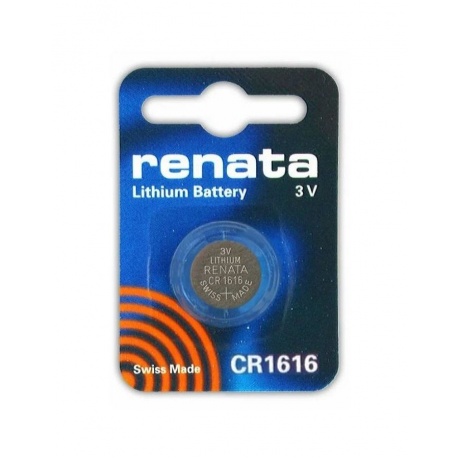 Батарейки CR1616 - Renata (1 штука) - фото 1