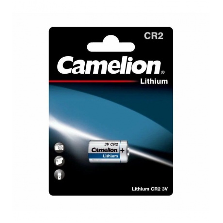 Батарейки CR2 - Camelion CR2-BP1 (1 штука) - фото 1