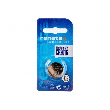 Батарейки CR2016 - Renata (1 штука) - фото 1