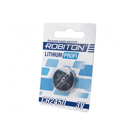 Батарейки CR2450 - Robiton Profi R-CR2450-BL1 (1 штука) 13055 - фото 1