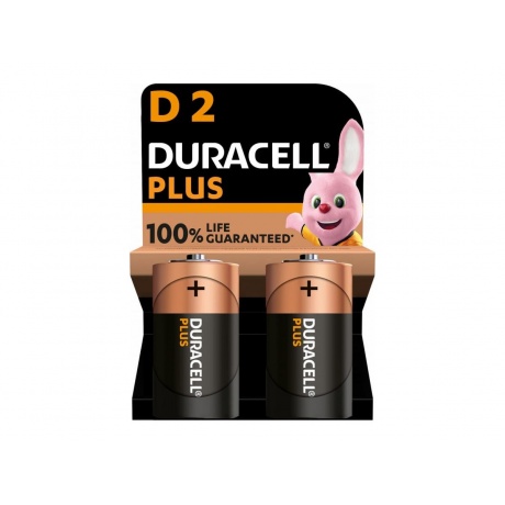 Батарейки D - Duracell LR20/2BL MN1300 Plus (2 штуки) - фото 1
