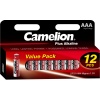 Батарейки ААА - Camelion Plus Alkaline LR03-HP12 (12 штук)