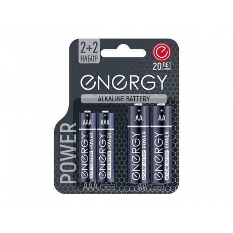 Батарейка Energy Power LR6+LR03 (АА+ААА) 4шт.