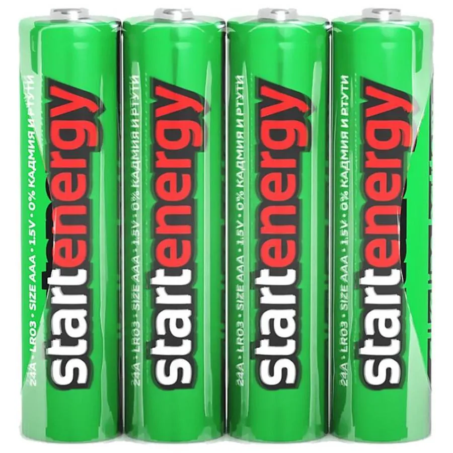 Батарейки алкалиновые START ENERGY LR6-SH4-BOX 4 шт - фото 1