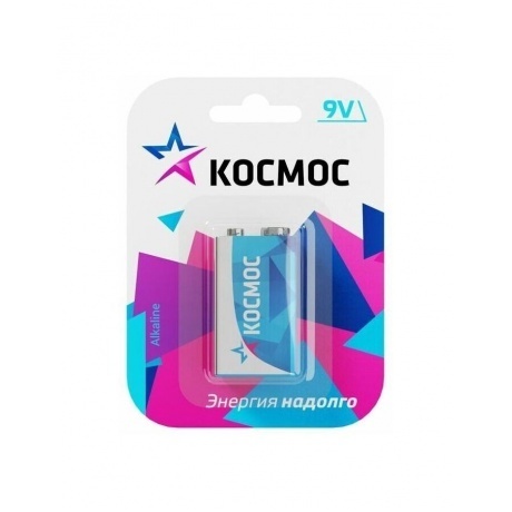 Элемент питания Космос 6LR61 1*BL - фото 3