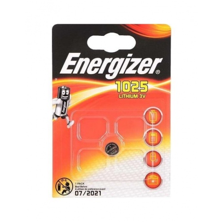 Батарейки Energizer CR1025 1шт - фото 1